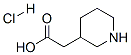 3-Piperidine acetic acid HCl Structure,71985-81-4Structure