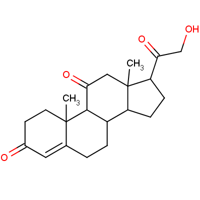 11-脫氫皮質(zhì)酮結(jié)構(gòu)式_72-23-1結(jié)構(gòu)式