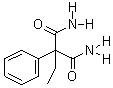 2-乙基-2-苯基丙二酰胺結構式_7206-76-0結構式