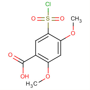 5-(Chlorosulfonyl)-2,4-dimethoxybenzoic acid Structure,72135-75-2Structure