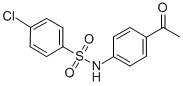 N-(4-acetyl-phenyl)-4-chloro-benzenesulfonamide Structure,72178-38-2Structure