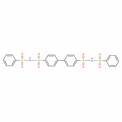 N,n-bis(phenylsulphonyl)biphenyl-4,4-disulphonamide Structure,7218-46-4Structure