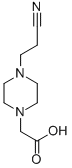 [4-(2-Cyano-ethyl)-piperazin-1-yl]-acetic acid Structure,722491-37-4Structure