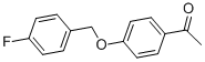 1-{4-[(4-Fluorobenzyl)oxy]phenyl}-1-ethanone Structure,72293-96-0Structure