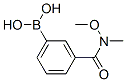 3-(N,O-dimethylhydroxylaminocarbonyl)phenylboronic acid Structure,723281-57-0Structure