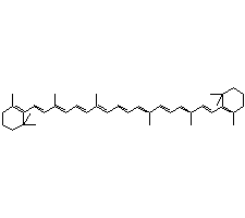 beta-Carotene Structure,7235-40-7Structure