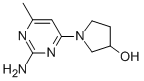 3-Pyrrolidinol, 1-(2-amino-6-methyl-4-pyrimidinyl)- Structure,723511-20-4Structure