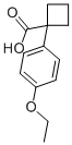 1-(4-乙氧基苯基)環(huán)丁烷-1-羧酸結(jié)構(gòu)式_72370-82-2結(jié)構(gòu)式