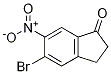 5-Bromo-6-nitro-2,3-dihydro-1h-inden-1-one Structure,723760-74-5Structure