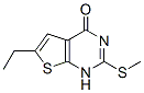 Thieno[2,3-d]pyrimidin-4(1h)-one, 6-ethyl-2-(methylthio)- (9ci) Structure,724745-33-9Structure