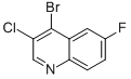 4-Bromo-3-chloro-6-fluoro-quinoline Structure,724787-81-9Structure