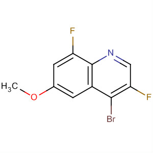 4-Bromo-3,8-difluoro-6-methoxyquinoline Structure,724788-56-1Structure