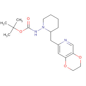 1,1-Dimethylethyl (2,3-dihydro[1,4]dioxino[2,3-c]pyridin-7-ylmethyl) 4-piperidinylcarbamate Structure,724789-75-7Structure