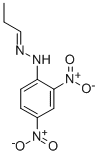 Propionaldehyde 2,4-dinitrophenylhydrazone Structure,725-00-8Structure