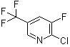 2-Chloro-3-fluoro-5-(trifluoromethyl)pyridine Structure,72600-67-0Structure