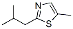 Thiazole, 5-methyl-2-(2-methylpropyl)- Structure,72611-71-3Structure