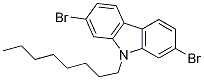 2,7-Dibromo-9-octyl-9h-carbazole Structure,726169-75-1Structure