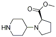 (S)-1-(哌啶-4-基)-吡咯烷-2-羧酸甲酯結(jié)構(gòu)式_726185-38-2結(jié)構(gòu)式