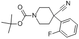 Tert-butyl 4-cyano-4-(2-fluorophenyl)piperidine-1-carboxylate Structure,726198-18-1Structure