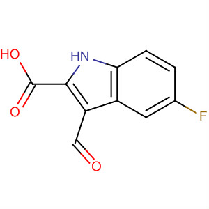 5-Fluoro-3-formyl-1h-indole-2-carboxylic acid Structure,726206-78-6Structure