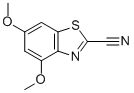 4,6-Dimethoxybenzo[d]thiazole-2-carbonitrile Structure,7267-40-5Structure