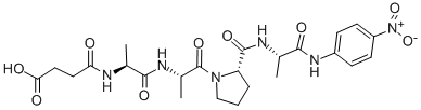 SUC-ALA-ALA-PRO-ALA-PNA結(jié)構(gòu)式_72682-69-0結(jié)構(gòu)式