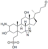 (7,7-Azo-3,12-dihydroxy-5-cholan-24-oyl)-2-aminoethanesulfonic acid Structure,72741-86-7Structure