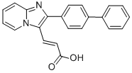 3-(2-Biphenyl-4-yl-imidazo[1,2-a]pyridin-3-yl)acrylic acid Structure,727652-23-5Structure