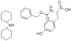 Z-L-酪氨酸二環(huán)己胺結(jié)構(gòu)式_7278-35-5結(jié)構(gòu)式