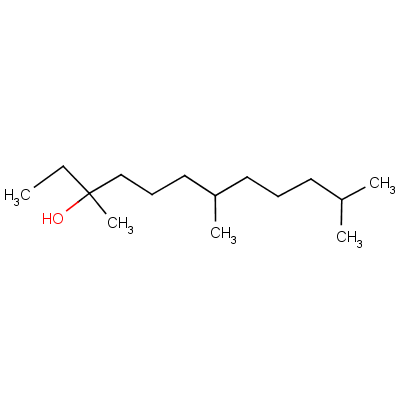 3-Dodecanol, 3,7,11-trimethyl- Structure,7278-65-1Structure