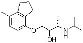 (±)-1-[2,3-(dihydro-7-methyl-1h-inden-4-yl)oxy]-3-[(1-methylethyl)amino]-2-butanol hydrochloride Structure,72795-19-8Structure