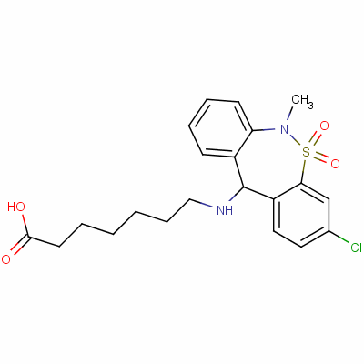 噻奈普汀結(jié)構(gòu)式_72797-41-2結(jié)構(gòu)式