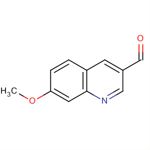 7-Methoxy-quinoline-3-carbaldehyde Structure,72808-91-4Structure