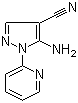 5-Amino-1-(pyridin-2-yl)-1h-pyrazole-4-carbonitrile Structure,72816-14-9Structure