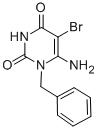 6-Amino-1-benzyl-5-bromouracil Structure,72816-87-6Structure