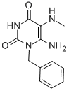 6-Amino-1-benzyl-5-methylaminouracil Structure,72816-88-7Structure