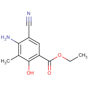 Ethyl4-amino-5-cyano-2-hydroxy-3-methylbenzoate Structure,72817-85-7Structure