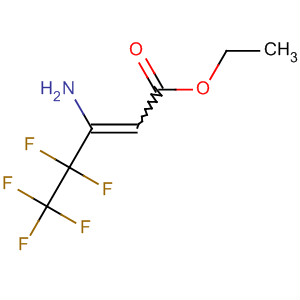 2-Pentenoic acid, 3-amino-4,4,5,5,5-pentafluoro-, ethyl ester Structure,72850-56-7Structure