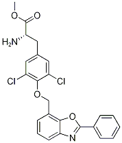 (S)-methyl2-amino-3-(3,5-dichloro-4-((2-phenylbenzo[d]oxazol-7-yl)methoxy)phenyl)propanoate Structure,728862-92-8Structure