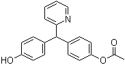 Bisacodyl related compound c (20 mg) (4-[(4-hydroxyphenyl)(pyridin-2-yl)methyl]phenyl acetate) Structure,72901-16-7Structure