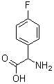 DL-4-氟苯甘氨酸結(jié)構(gòu)式_7292-73-1結(jié)構(gòu)式