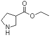 吡咯烷-3-羧酸乙酯結(jié)構(gòu)式_72925-15-6結(jié)構(gòu)式