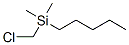 (Chloromethyl)dimethyl-pentylsilane Structure,73013-39-5Structure