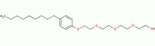 Ethanol, 2-[2-[2-[2-(4-nonylphenoxy)ethoxy]ethoxy]ethoxy]- Structure,7311-27-5Structure