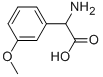 Amino-(3-methoxy-phenyl)-aceticacid Structure,7314-43-4Structure