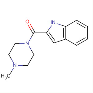 Methanone, 1h-indol-2-yl(4-methyl-1-piperazinyl)- Structure,73187-30-1Structure