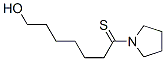 Pyrrolidine, 1-(7-hydroxy-1-thioxoheptyl)- (9ci) Structure,73200-14-3Structure