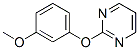 Pyrimidine, 2-(3-methoxyphenoxy)- (9ci) Structure,73226-22-9Structure