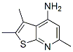 Thieno[2,3-b]pyridin-4-amine, 2,3,6-trimethyl- (9ci) Structure,73227-71-1Structure