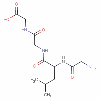 2-[[2-[[2-[(2-氨基乙?；?氨基]-4-甲基-戊酰基]氨基]乙?；鵠氨基]乙酸結(jié)構(gòu)式_7325-21-5結(jié)構(gòu)式